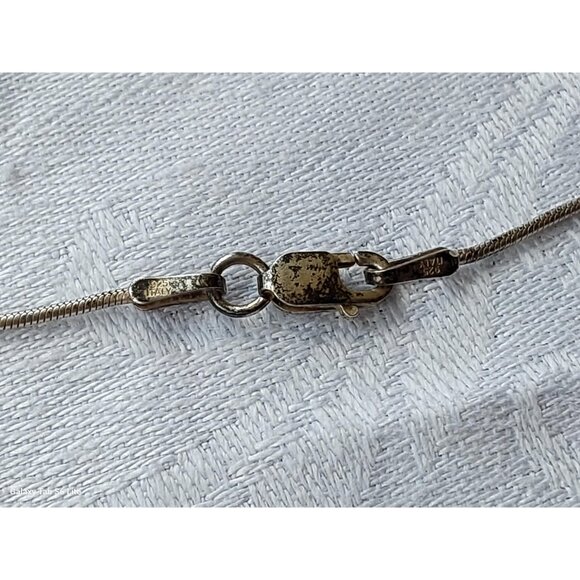 Sterling silver dragonfly with abalone shell wings pendant with sterling chain - Picture 6 of 9